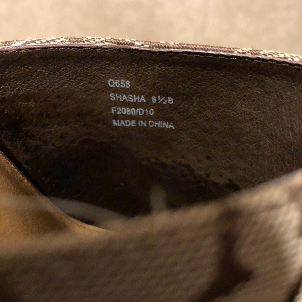COACH SHASHA MONOGRAMMED PLATFORM HEELED MULES 8.5 - Picture 10 of 15